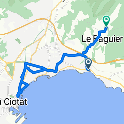 La Ciotat nach Chemin du Clos de Sainte-Marie, Ceyreste