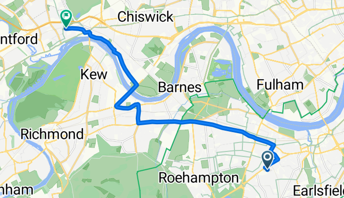 Repton House, London to Clayponds Lane, Brentford
