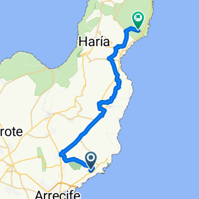 Route zu Cueva De Los Verdes