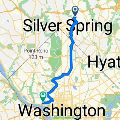 Knox Pl, Silver Spring to Potomac St NW, Washington