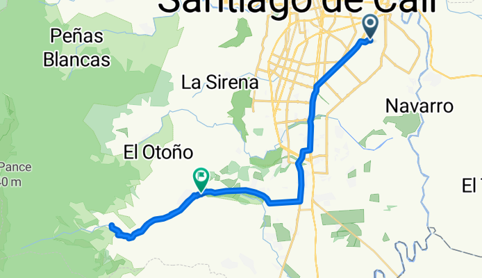 De Carrera 26J # 72J-76, Cali a Avenida Los Cerros Vía La Voragine