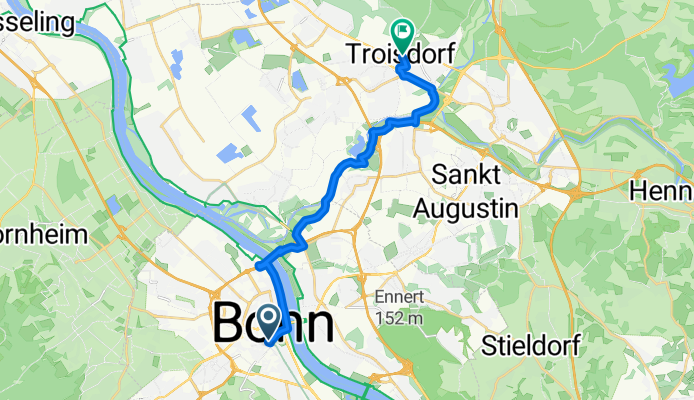 Herwarthstraße, Bonn nach Hospitalstraße, Troisdorf