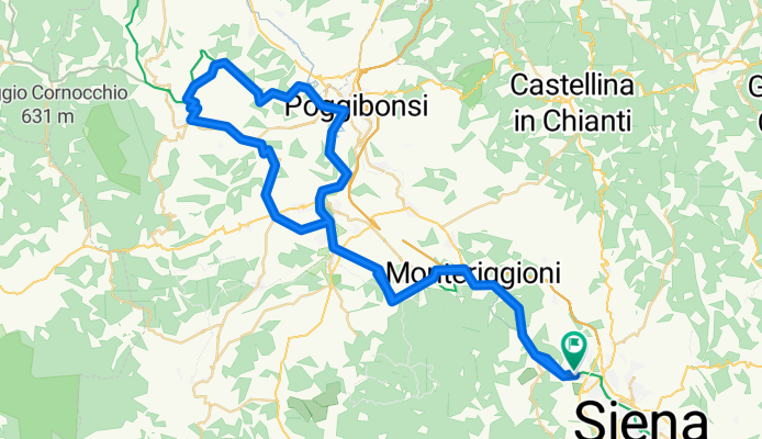 Via dell'Abbadia, Monteriggioni to Via dell'Abbadia, Monteriggioni