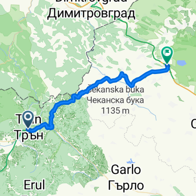EuroVelo 13 - Iron Curtain Trail - part Bulgaria West