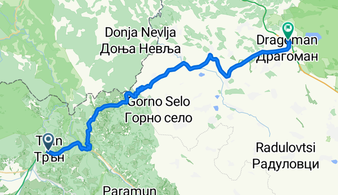 EuroVelo 13 - Iron Curtain Trail - part Bulgaria West