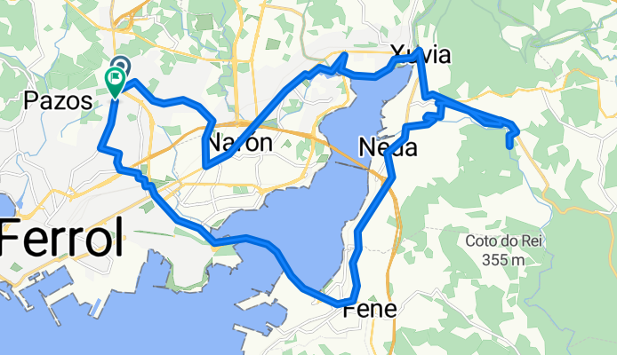 Estrada de Catabois s/n to Estrada de Catabois