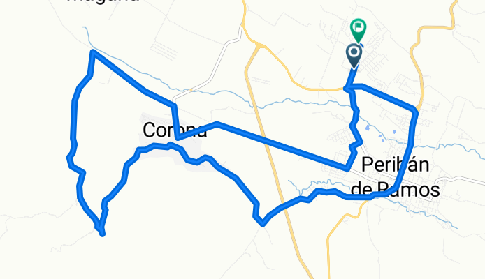 Calle Carlos Jongiud, Peribán de Ramos a Peribán