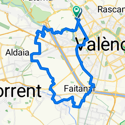 Carrer de la Canal de Navarrés, Валенсия до Carrer de la Canal de Navarrés, Валенсия