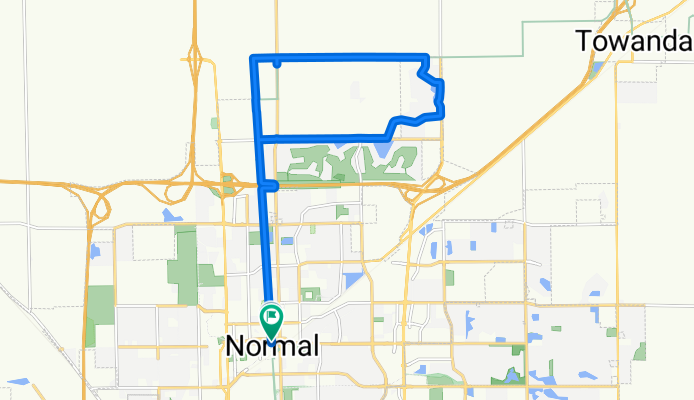 RTE 66 and Constitution Trail - North Normal