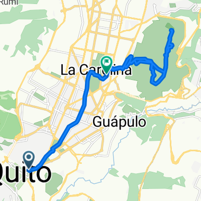 Esmeraldas, Quito a Avenida República de El Salvador, Quito