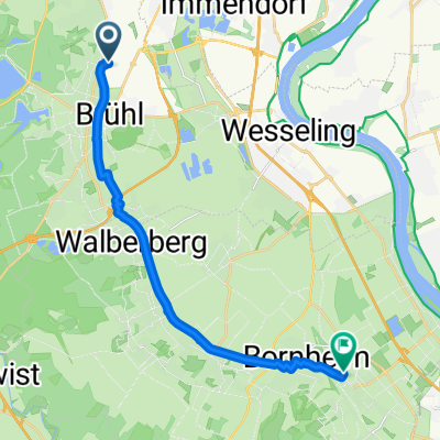 Hermülheimer Straße, Brühl nach Trierer Straße, Bornheim