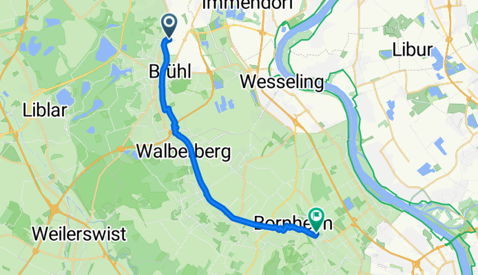 Hermülheimer Straße, Brühl nach Trierer Straße, Bornheim