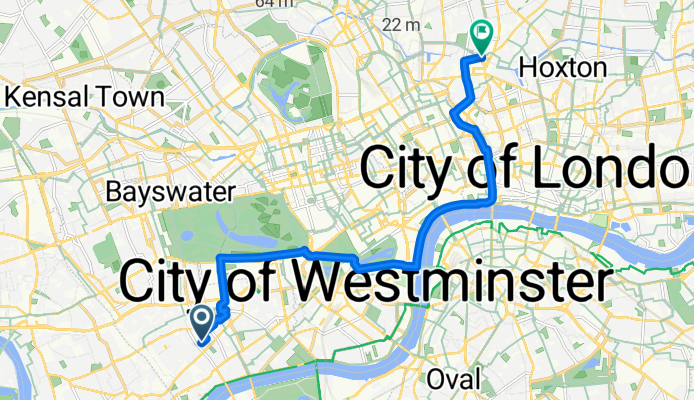 Drayton Gardens, London to Chapel Market, London