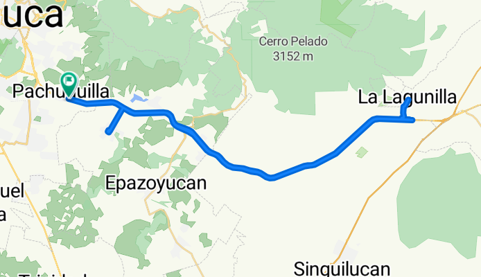 Carretera Pachuca-Túxpam, Pachuquilla a Carretera Pachuca-Túxpam, Pachuquilla