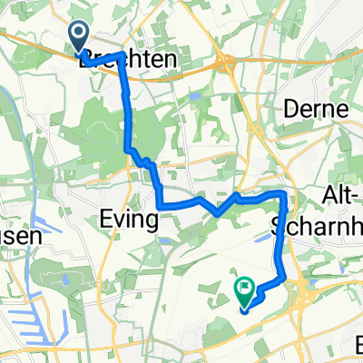 Erikaweg, Dortmund nach Kaltbandstraße, Dortmund