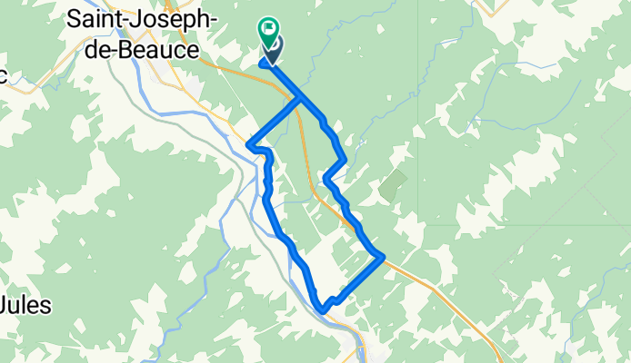 Rang l'Assomption S, St-Joseph-de-Beauce à Rue des Boisés-Dulac, St-Joseph-de-Beauce