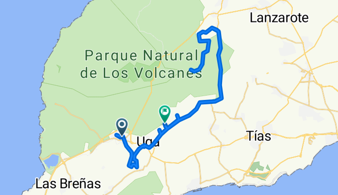 Calle la Orilla to Vía Sin Nombre