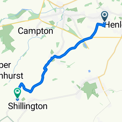 Broad Street, Shefford to Greenfields, Hitchin