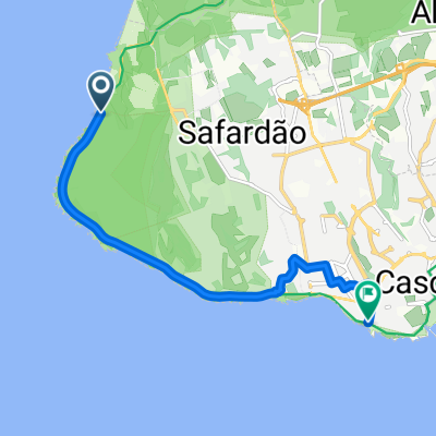 Estrada do Guincho, Cascais naar Avenida R Humberto II de Itália, Cascais