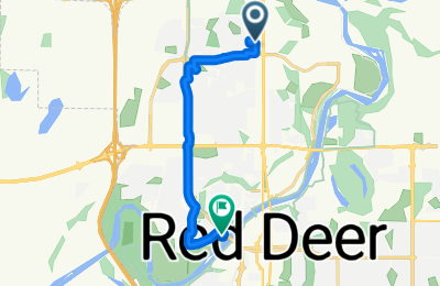 Kentwood Dr, Red Deer à Bowerponds Recreation Area, Red Deer