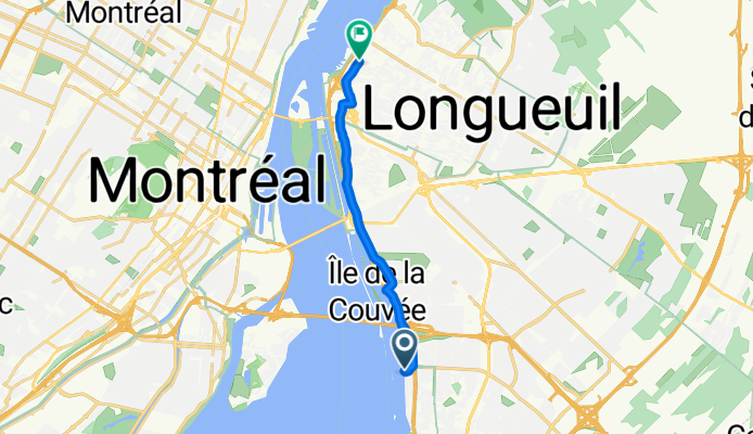 Rue des Saules, Brossard à Rue St-Charles O, Longueuil