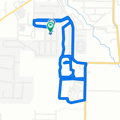 S Amber Dawn Ave, Farmington to S Amber Dawn Ave, Farmington