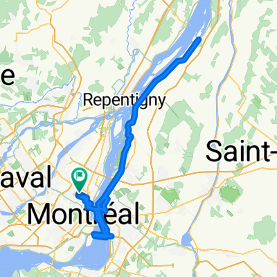 45.551, -73.581 à 45.551, -73.581