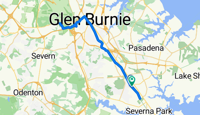 Earleigh Heights Rd W, Severna Park to Earleigh Heights Rd W, Severna Park