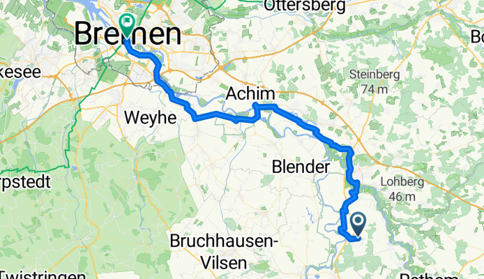 Von Eystrup bis Bremen