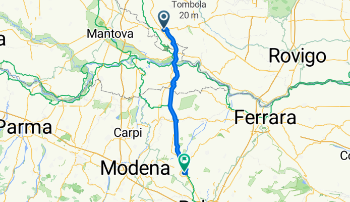 Via Vittorio Emanuele III, Nogara to Via Giuseppe Mazzini, San Giovanni in Persiceto