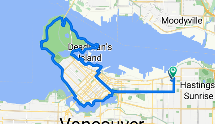 East Van to Stanley Park Loop