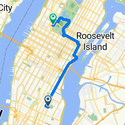E 5th St, New York to W 64th St, New York