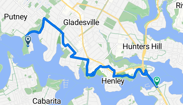 Putney to Cambridge Rd, Drummoyne