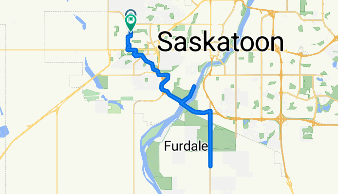 Meighen Cres, Saskatoon to Meighen Cres, Saskatoon