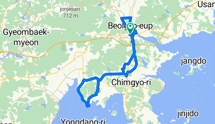 Beolgyo-eup 100-9 to Beolgyo-eup 100-9