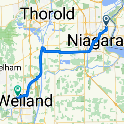 Third Ave, Niagara Falls to Woodcroft Cres, Welland