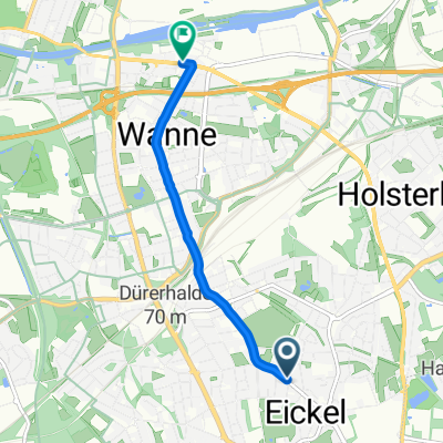 Hugenpoth nach Dorstener Straße