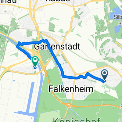 Leerstetter Straße, Nürnberg nach Regenstraße, Nürnberg