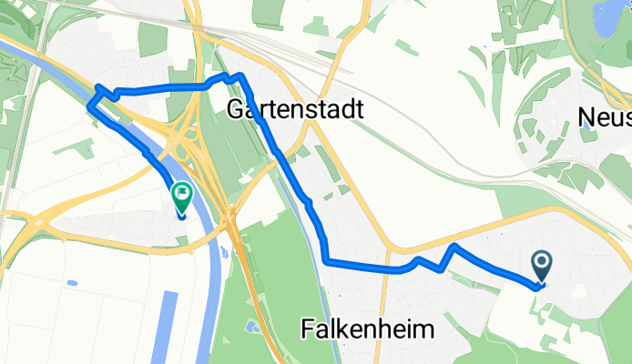 Leerstetter Straße, Nürnberg nach Regenstraße, Nürnberg