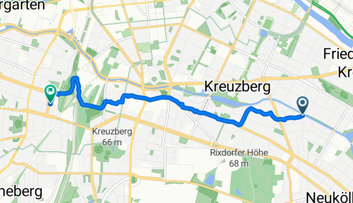 Ohlauer Straße, Berlin nach Bülowstraße, Berlin