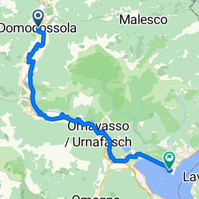 Via Guglielmo Marconi, Domodossola nach Piazza Giuseppe Garibaldi, Verbania