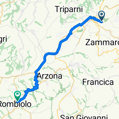 Via Vito Capialbi, Vibo Valentia nach SP 30, Rombiolo
