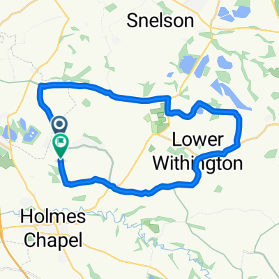 Route in Crewe