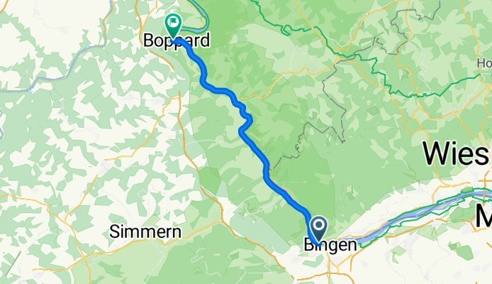 Bingen am Rhein - Boppard