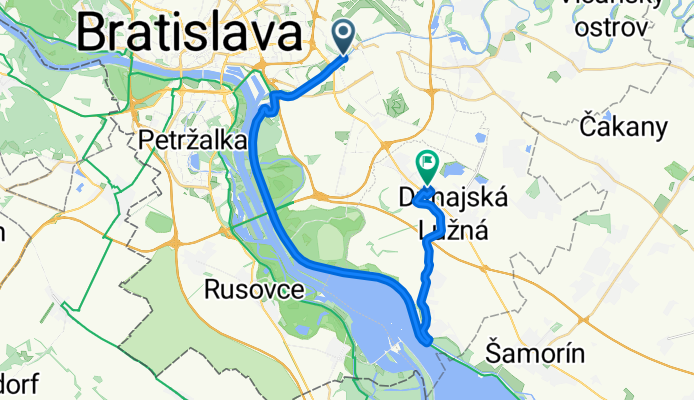 Vrakuňa, Bratislava II až Brezová, Rovinka