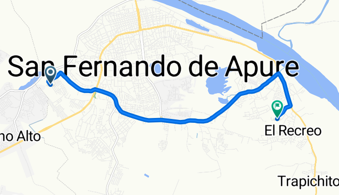 De Urbanización la trinidad a VH88+22H