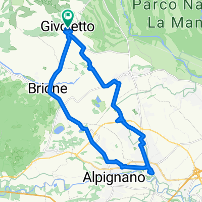 Da Via Monte Lera a Via Monte Lera 5BIS