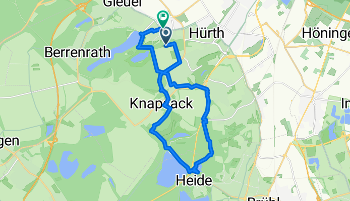 Hürther Weg nach Adelheidisstraße