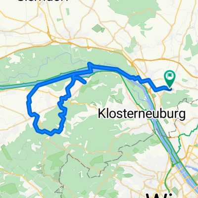 Route in Bisamberg