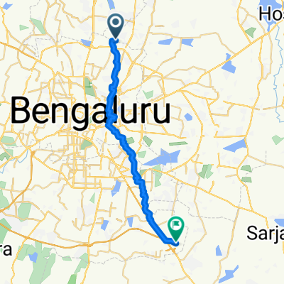 1st Main Road, Bengaluru to 1st Main Road, Bengaluru